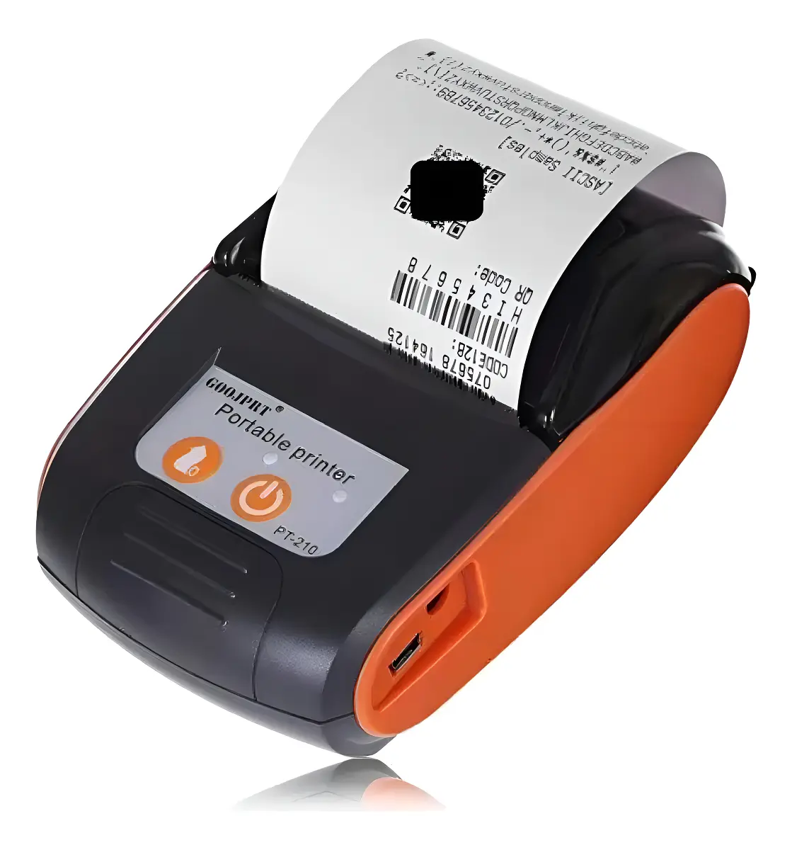 GOOJPRT PT-210 portable thermal printer, Bluetooth, 58 mm